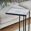 LIVIVO Modern Kavic Sofa End Coffee Table - Multipurpose & Spacious Tabletop, Living, Dining Room & Lounge Furniture