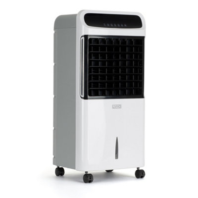 LIVIVO Oscillating Air Cooler & Humidifier: 3-Speed, 12L Tank, LED Display