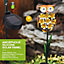 LIVIVO Owl Shape LED Solar Garden Light - Waterproof Outdoor Decorative Home Garden & Lawn Night Light