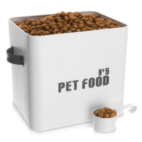 LIVIVO Pet Food Storage Container -  Perfect Organiser For Storing Dry Food Biscuit Treats & Pet Food with a Portion Scoop