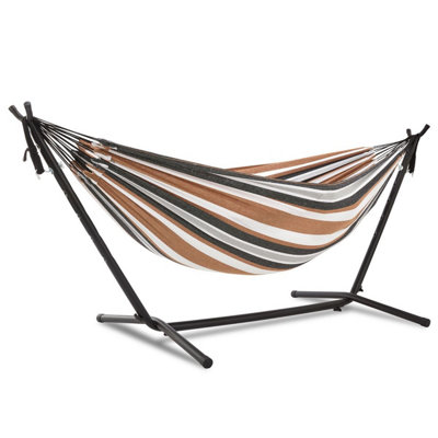 LIVIVO Portable Swinging Hammock Free Standing Garden Swing with