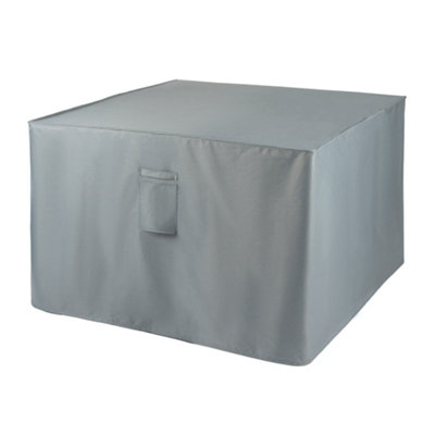LIVIVO Rattan Cube Dining Furniture Cover - Grey