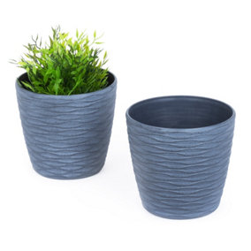 LIVIVO Set of 2 Garden Plant Pots