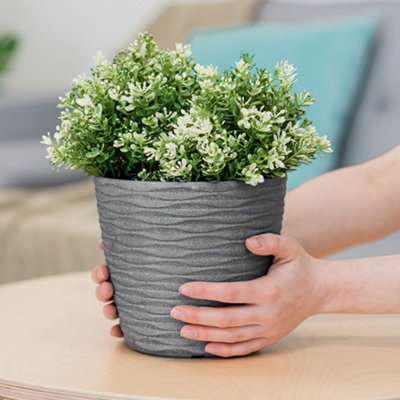 LIVIVO Set of 2 Garden Plant Pots