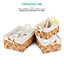 LIVIVO Set of 3 Seagrass Wicker Woven Baskets - Natural Bathroom Storage Hamper Box with Handles, Display Hampers