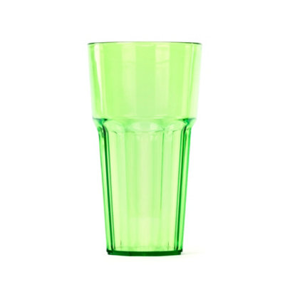 LIVIVO Set of 4 Retro Coloured Plastic Tumblers