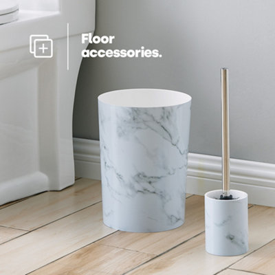 LIVIVO Stylish 6pc Bathroom & Sink Accessory Set, Modern Vanity 