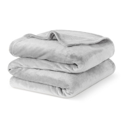 LIVIVO Super Soft Flannel Fleece Blanket - Double Bed & Couch Throw