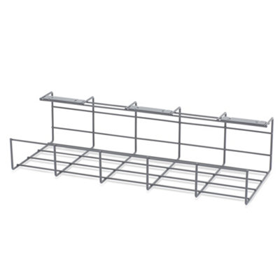 LIVIVO Under Desk Cord Organizer for Wire Management, Metal Wire Cable Holder for Desks & Offices - Grey Price Comparisons | Compare The Build