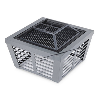 LIVIVO Veneziano Steel Fire Pit & Grill