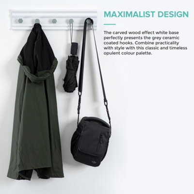 LIVIVO Wall Mounted Floating Coat Rack - Modern, Sleek, Space-Saving ...