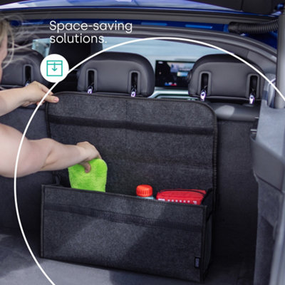 LIVIVO Waterproof Car Boot Organiser - Spacious Multi-Pocket