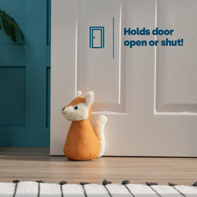 LIVIVO Weighted Door Stopper in Fox Design, Decorative Door Stop