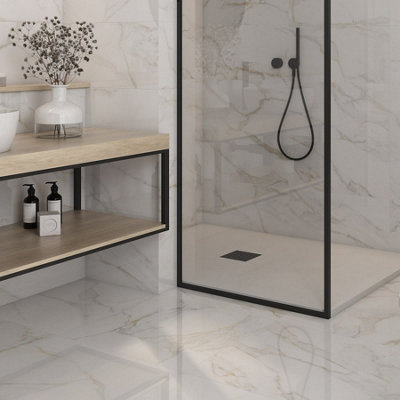 Livorno Gold 600x 600 marble effect luxury look tile