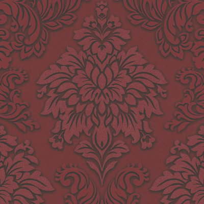 Lizzy London Baroque Damask Wallpaper Red AS Creation 36898-3