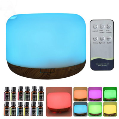 LKH Aroma Diffuser Humidifier 500ml with Remote Timer Aromatherpay ...