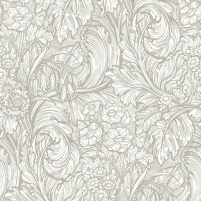 Llewelyn-Bowen Off The Wall Beige Floral LB25139 Wallpaper