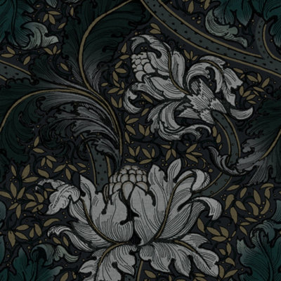 Llewelyn-Bowen Off The Wall Blue Floral LB25144 Wallpaper