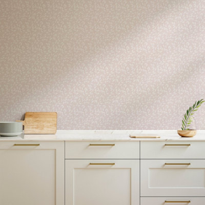 Llewelyn-Bowen Off The Wall Pink Tree Leaf LB25161 Wallpaper