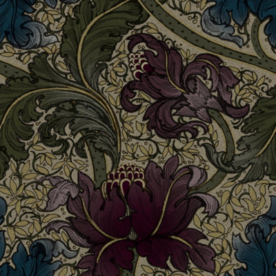 Llewelyn-Bowen Off The Wall Red Floral LB25142 Wallpaper