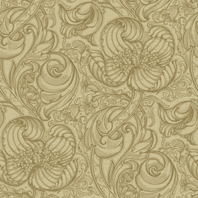 Llewelyn-Bowen Off The Wall Yellow Floral LB25113 Wallpaper