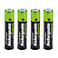 LLOYTRON NiMH Rechargeable AccuDigital Batteries AAA Size 900mAh 4 Pack
