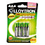 LLOYTRON NiMH Rechargeable AccuPower Batteries AAA Size 550mAh  4 Pack