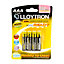 LLOYTRON NiMH Rechargeable AccuReady Batteries, AAA Size/550mAh/Ready to Use/4 Pack