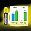 LLOYTRON NiMH Rechargeable AccuReady Batteries AAA Size, 800mAh, Ready to Use, 4 Pack