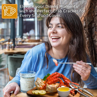 Set 8 Pezzi Utensili Per Frutti Di Mare - Schiacciagranchi E Accessori Per Aragosta - Foto 6