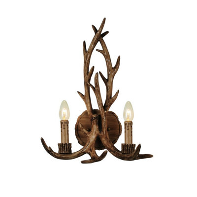 Antler wall lights b&q sales