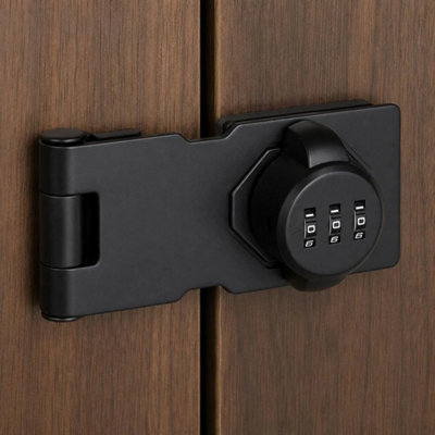 Lock 3 Digit Sliding Keyless Combination Security Pad Bolt For Garden ...