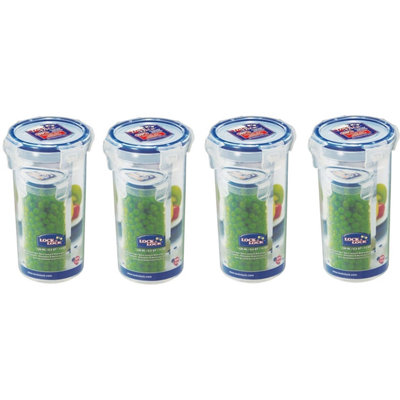 Lock & Lock Contenitore Ermetico Rotondo 430ml – Salvafreschezza Per Alimenti, Trasparente - 2