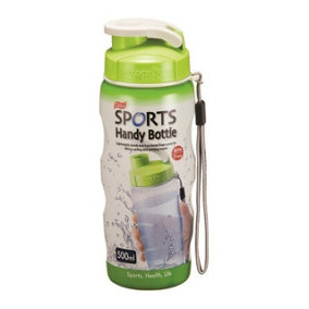 Lock & Lock Sports Handy Bottle With Carry Strap Green (500ml)