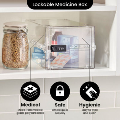 Lockabox One - Everyday Lockable Storage Box for Food, Medicines, Tech ...