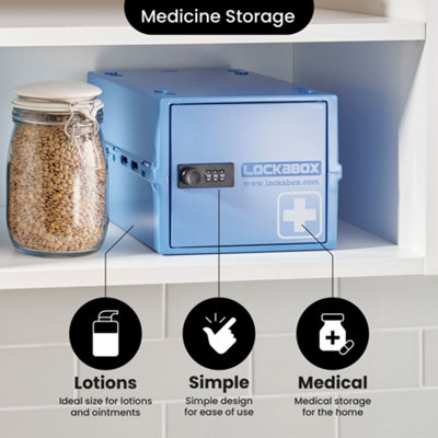 Lockabox One - Everyday Lockable Storage Box for Food, Medicines, Tech ...