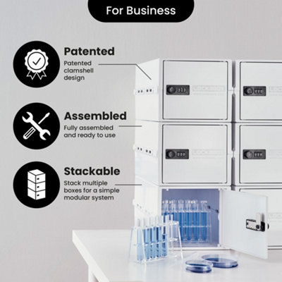 Lockabox One - Everyday Lockable Storage Box for Food, Medicines, Tech ...