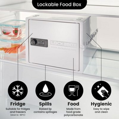 Lockabox One - Everyday Lockable Storage Box for Food, Medicines, Tech ...