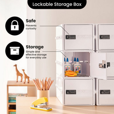 Lockabox One - Everyday Lockable Storage Box for Food, Medicines, Tech ...