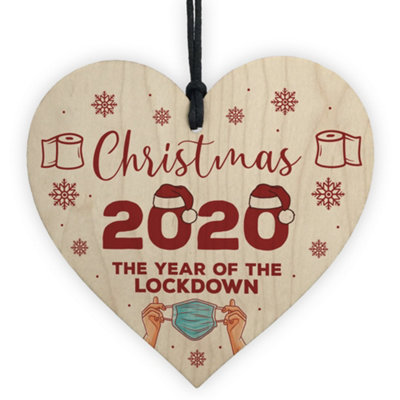 Lockdown Year Gift Christmas 2020 Christmas Bauble Tree Decoration Family Gift