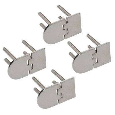 Locker Door Hatch Hinges Marine Stainless Steel Boat Motorhome Polished 4 Pk