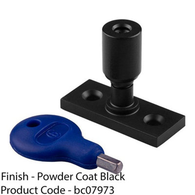 Locking Casement Window Stay Pin Holder 28.5mm Fixing Centres Powder ...