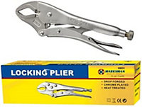 Locking Plier Heavy Duty Wrench Vice Grip Mole Garage Lock Tool Garage Pliers