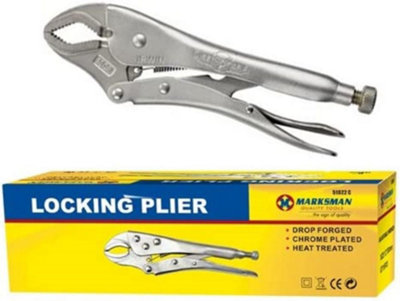 Locking Plier Heavy Duty Wrench Vice Grip Mole Garage Lock Tool Garage Pliers