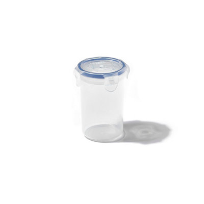 LocknLock Classic Clear Round Plastic Easy Clean Airtight Reusable Food ...