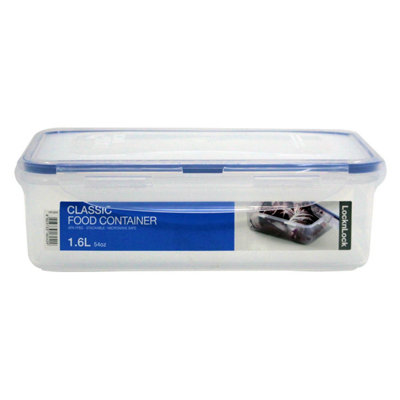 LocknLock Classic Rectangular Food Storage Container 1.6L Airtight Leak ...