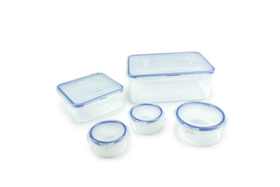LocknLock Clear Plastic Easy Clean Reusable Airtight Food Storage ...