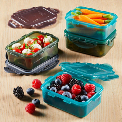 LocknLock Eco Clear Rectangular Recycled Plastic Reusable Airtight Food ...