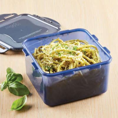 LocknLock Eco Clear Square Recycled Plastic Easy Clean Reusable ...