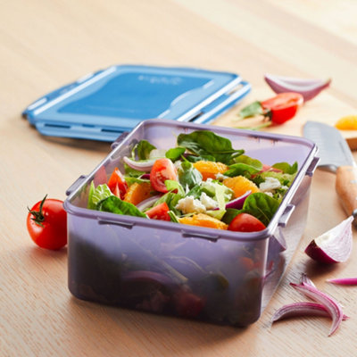 LocknLock Eco Clear Square Recycled Plastic Easy Clean Reusable ...